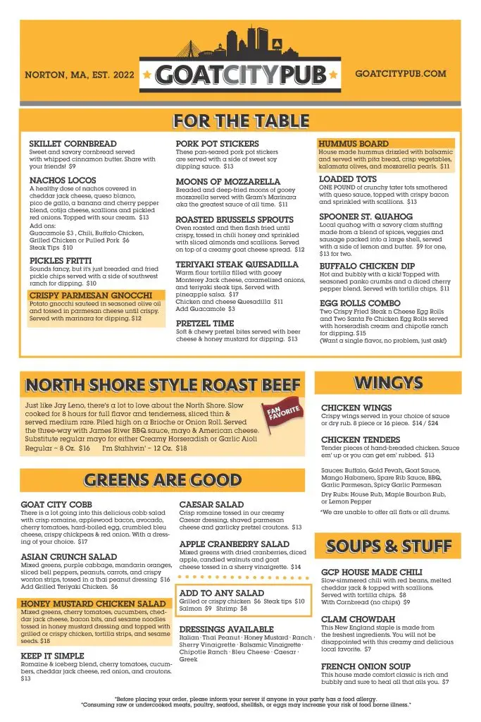 goat city pub menu 2